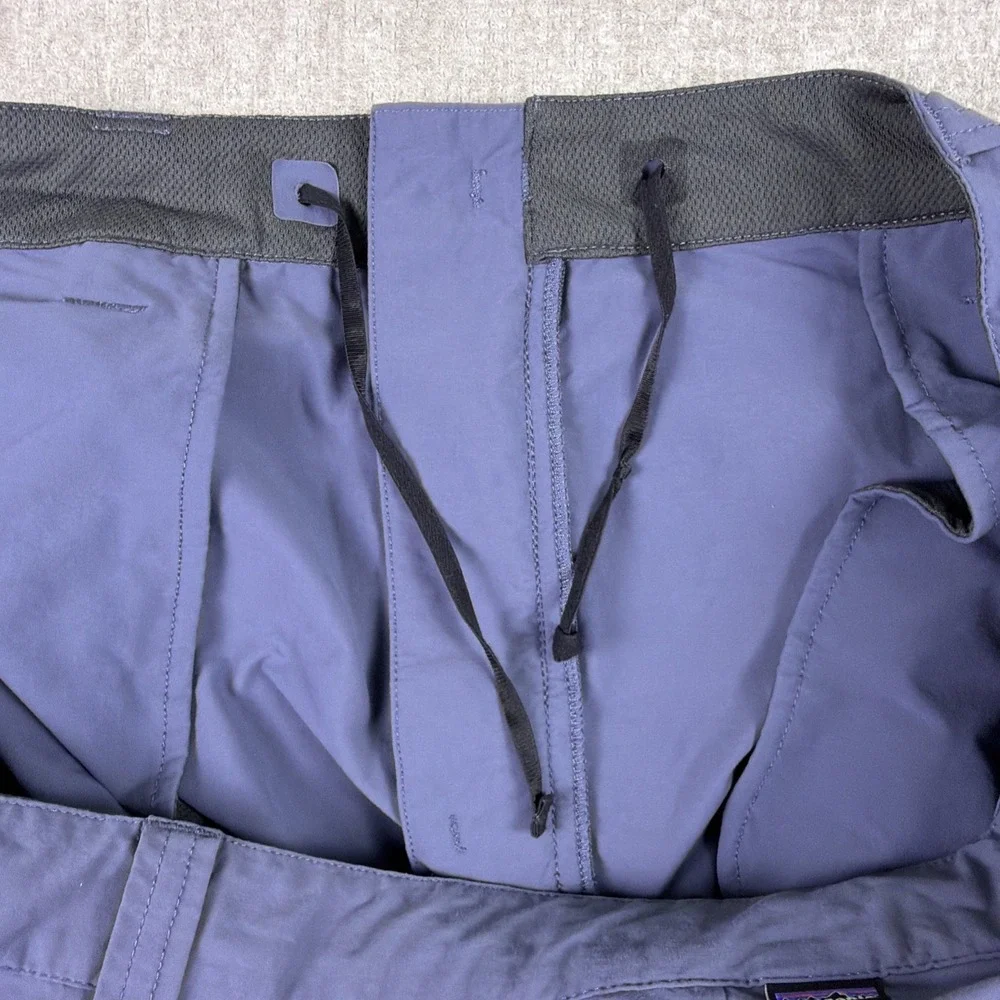 Patagonia Quandary Shorts Men Size 40 Forge Grey Gray Zip Cargo Hiking outdoors